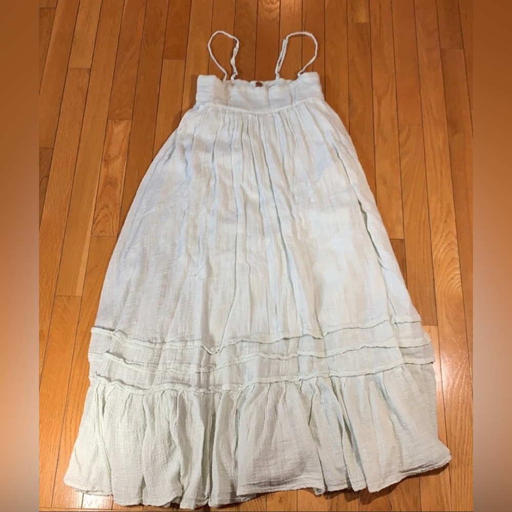 Free people mint midi dress